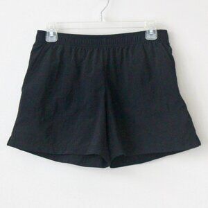 Columbia Black Activewear Adjustable Drawstring Short-Shorts Pockets Small